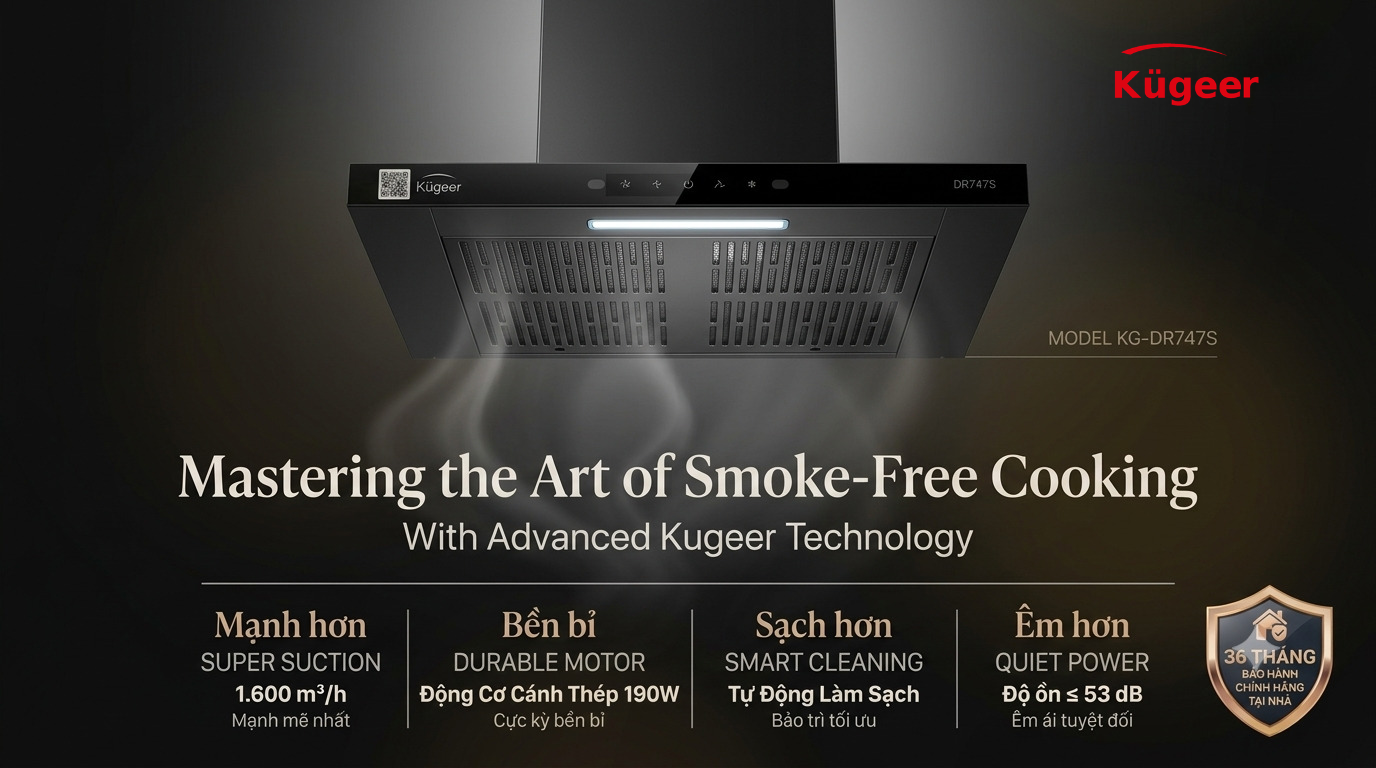 Kugeer - Công Nghệ Hút Mùi Thông Minh